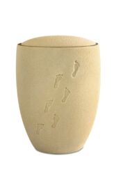 Magusa V6650 Keramik, Keramik, Edition Florentina Ceramica, Oberfläche Sand, Spuren im Sand vertieft